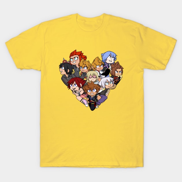 Trio Heart T-Shirt by VenaCoeurva